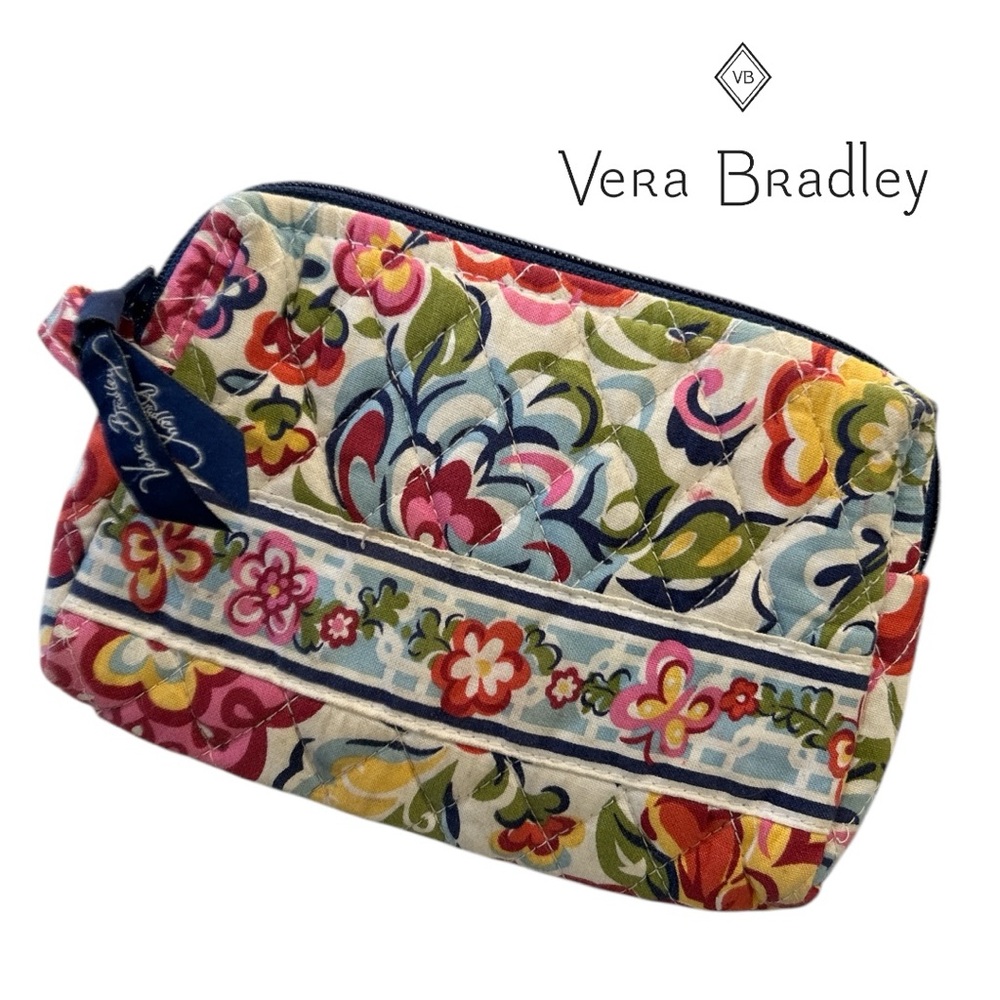 Vera‎ Bradley Women’s Multicolor Floral Print Cosmetic Bag